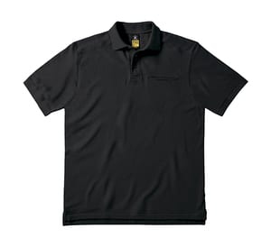 B&C Pro Skill Pro - Workwear Pocket Polo Black