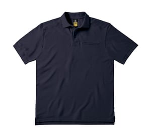 B&C Pro Skill Pro - Workwear Pocket Polo Navy
