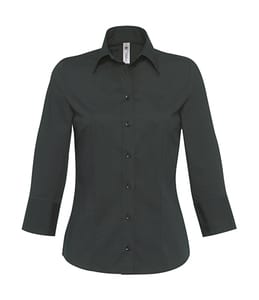 B&C Milano - Poplin Blouse with 3/4 Sleeves - SW520