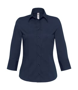 B&C Milano - Poplin Blouse with 3/4 Sleeves - SW520