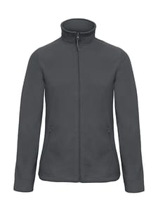 B&C ID.501 - Ladies' Micro Fleece Full Zip Dark Grey