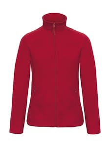 B&C ID.501 - Ladies' Micro Fleece Full Zip Red