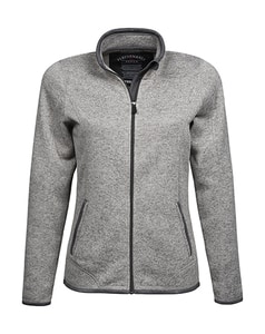 Tee Jays 9616 - Ladies Aspen Fleece Jacket Mixed Grey