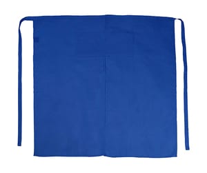 Bistro by JASSZ JG12 - `Berlin` Long Bistro Apron with Vent and Pocket Royal blue