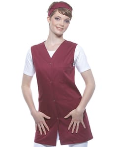 Karlowsky KS 40 - Worksmock Sara Dark Red