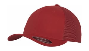 Flexfit 6533 - Tactel Mesh Cap Red