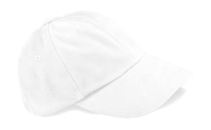 Beechfield B57 - Low Profile Heavy Brushed Cotton Cap White