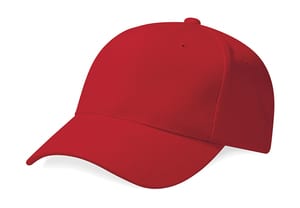 Beechfield B65 - Pro-Style Heavy Brushed Cotton Cap Classic Red