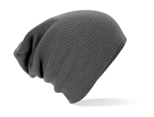 Beechfield B461 - Slouch Beanie Smoke Grey