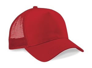 Beechfield B640 - Snapback Trucker Classic Red/Classic Red