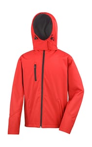 Result Core R230M - Core TX performance hooded softshell jacket Red/Black
