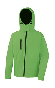 Result Core R230M - Core TX performance hooded softshell jacket Vivid Green/Black