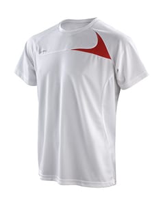Result S182M - Spiro Men`s Dash Training Shirt White/Red