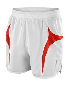 Result S183X - Spiro Micro Lite Running Shorts White/Red