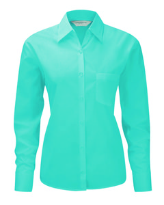 Russell Europe 934F - Long Sleeve Poplin Blouse