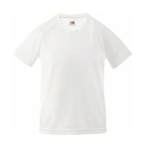 Fruit of the Loom 61-013-0 - Kids Performance T White
