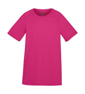 Fruit of the Loom 61-013-0 - Kids Performance T Fuchsia