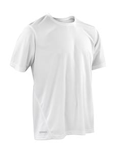 Spiro S253M -  quick dry short sleeve t-shirt White