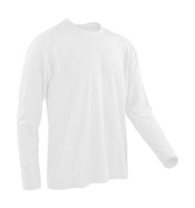 Spiro S254M -  quick dry long sleeve t-shirt White