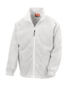 Result R036X - Full Zip Active Fleece Jacket White
