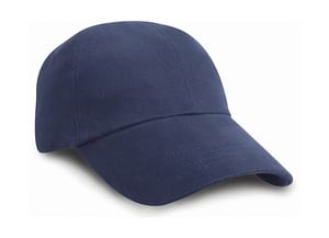 Result Caps RC024X - Flat Brushed-Cotton-Cap Navy