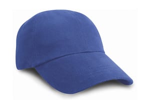 Result Caps RC024X - Flat Brushed-Cotton-Cap Royal blue