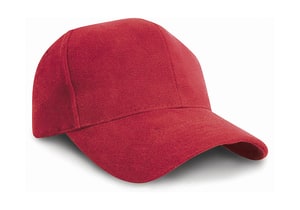Result Caps RC025X - Heavy Brushed-Cotton-Cap Red