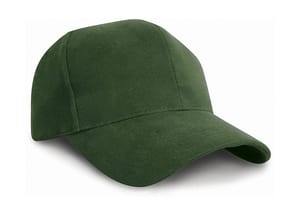 Result Caps RC025X - Heavy Brushed-Cotton-Cap Forest Green