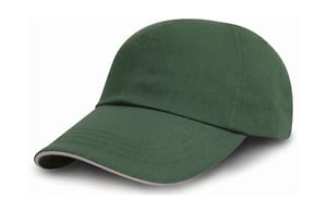 Result Caps RC050X - Brushed Cotton Drill Cap Forest/Putty