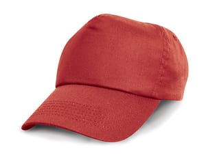 Result Caps RC005J - Kids Baseball Cap Red