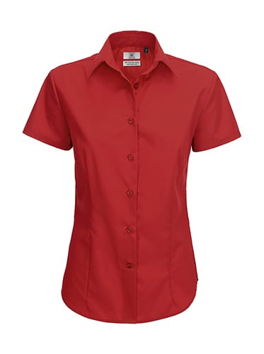 B&C SWP64 - Ladies' Smart Short Sleeve Poplin Shirt
