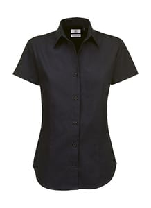 B&C SWT84 - Ladies` Sharp Twill Shirt Black
