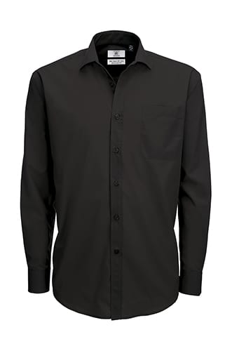 B&C SMP61 - Men's Smart Long Sleeve Poplin Shirt