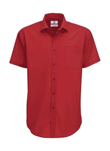 B&C Smart SSL Men - Men`s Smart Shirt - SMP62 Deep Red 