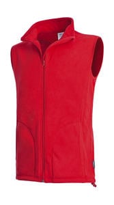 Stedman ST5010 - Active Fleece Vest Men Scarlet Red