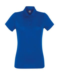 Fruit of the Loom 63-040-0 - Lady-Fit Performance Polo Royal blue