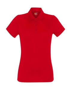 Fruit of the Loom 63-040-0 - Lady-Fit Performance Polo Red