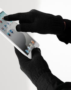 Beechfield B490 - TouchScreen Smart Gloves Heather Grey