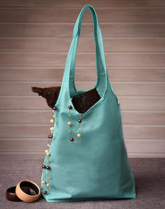 Bags by JASSZ PP-4341-FS - `Laurel` Fashion Shopper Mid Blue