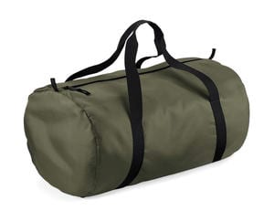 Bag Base BG150 - Packaway Barrel Bag Olive Green/Black
