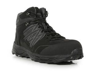 Regatta Safety Footwear TRK202 - Claystone S3 Safety Hiker Black/Granite