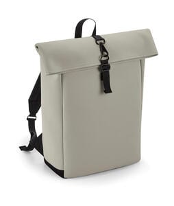 Bag Base BG335 - Matte PU Rolltop Backpack Clay