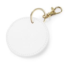 Bag Base BG745 - Boutique Circular Key Clip Soft White
