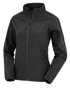 Result Genuine Recycled R901F - Women's Recycled 2-Layer Printable Softshell Jkt Black