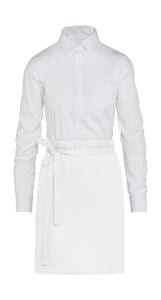 SG Accessories JG14P - BRUSSELS - Short Bistro Apron with Pocket White
