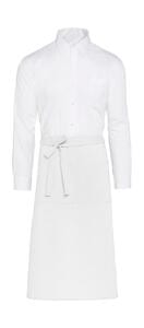 SG Accessories JG13P-REC - ROME - Recycled Bistro Apron with Pocket White