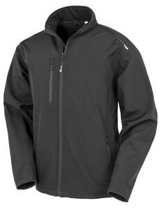 Result Genuine Recycled R900M - Recycled 3-Layer Printable Softshell Jacket Black