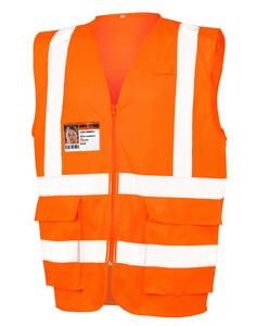 Result Safe-Guard R479X - Executive Cool Mesh Safety Vest Fluorescent Orange