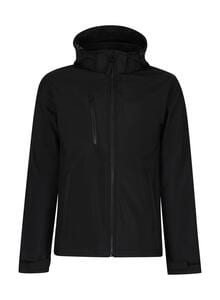 Regatta Professional TRA701 - Venturer 3-Layer Hooded Softshell Jacket Black