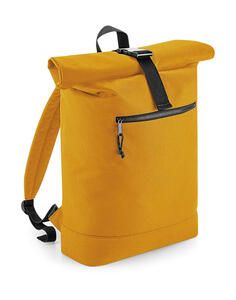 Bag Base BG286 - Recycled Roll-Top Backpack Mustard